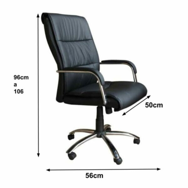 Poltrona Diretor Estofada – Office (107p) – HOSANA – 2313 - Image 3