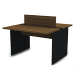MESA COMPONIVEL INICIAL 25MM 1200X1320 Nogal/Preto - 1229