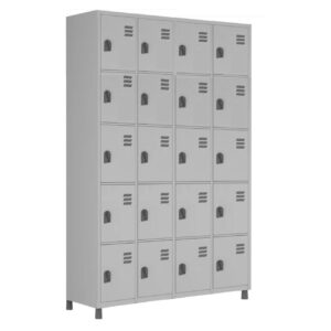 Roupeiro de Aço 20 Portas – med 1,84×1,29×0,35m – 3235