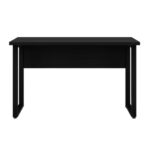 Mesa Escritório PÉ QUADRO – 1,20×0,60m – S/ Gavetas – PRETO / PRETO - 1476