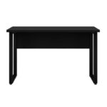 Mesa Escritório PÉ QUADRO – 1,70×0,70m – S/ Gavetas – PRETO / PRETO - 1478