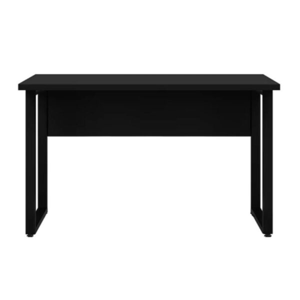 Mesa Escritório PÉ QUADRO – 1,70×0,70m – S/ Gavetas – PRETO / PRETO - 1478