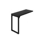 Mesa AUX PÉ QUADRO – 0,90×0,45m – PRETO/PRETO - 1481