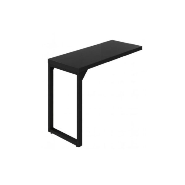 Mesa AUX PÉ QUADRO – 0,90×0,45m – PRETO/PRETO - 1481