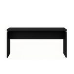 Mesa Escritório 1,20×0,60m – S/ Gavetas – PRETO/PRETO