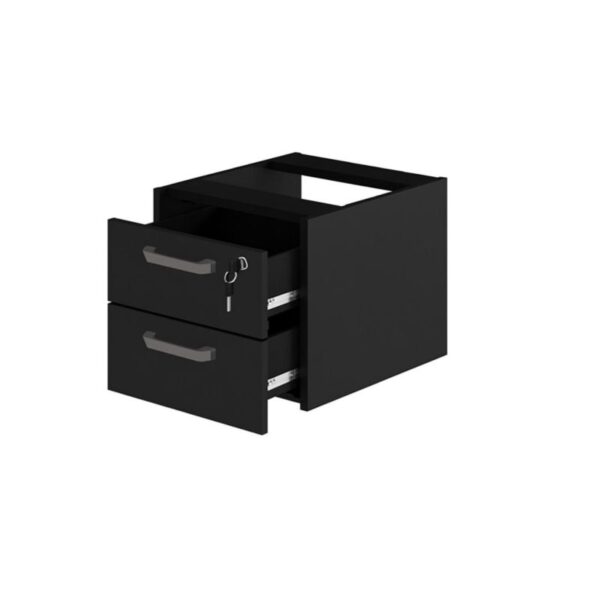 Gaveteiro suspenso – PRETO/PRETO - 1482