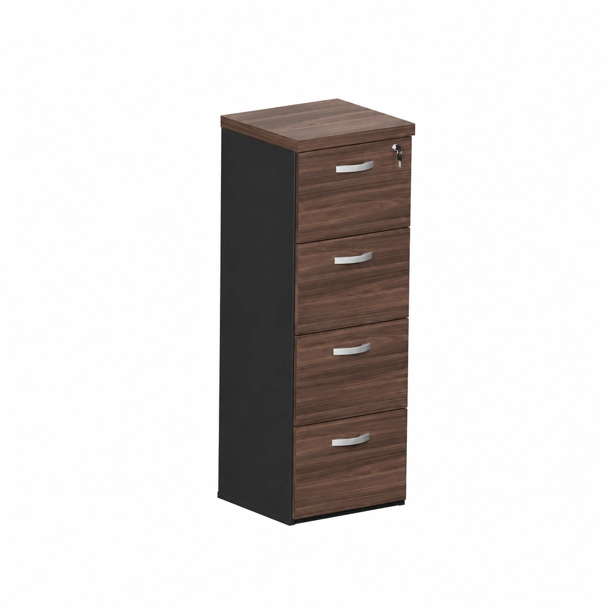 Arquivo 4 Gavetas Pasta Suspensa – Cor London/Preto -1108