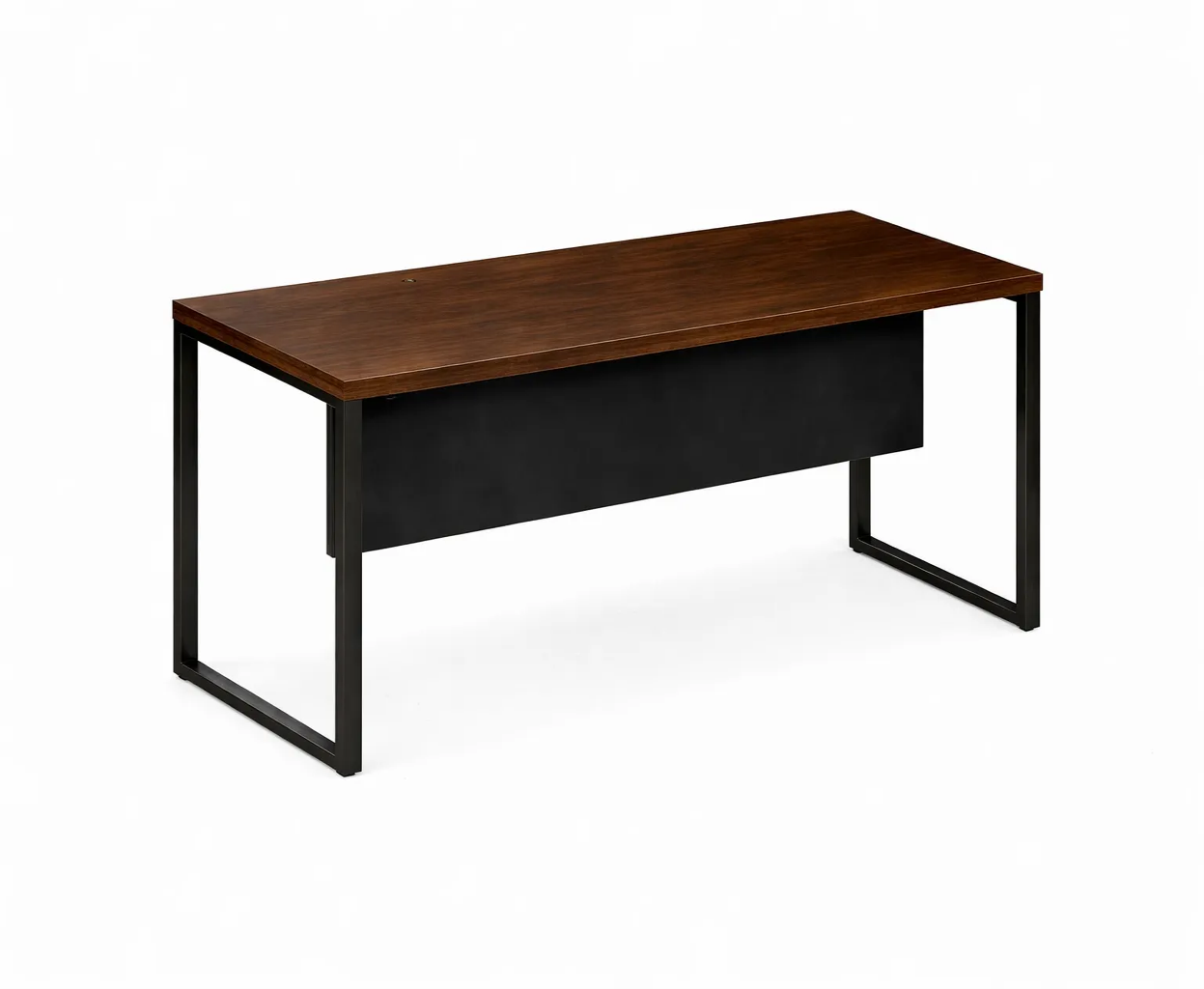 Mesa de escritório maranello M40 pé retangular 1,50X0,60m London/Preto - 1105