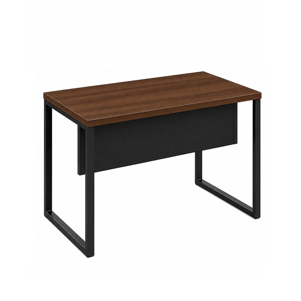 Mesa de escritório maranello m40 pé retangular 1,20X0,60m London/Preto - 1104