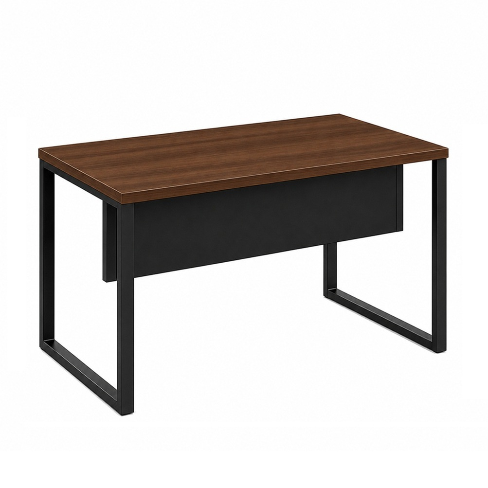 Mesa de escritório maranello M40 pé retangular 1,50X0,60m London/Preto - 1105