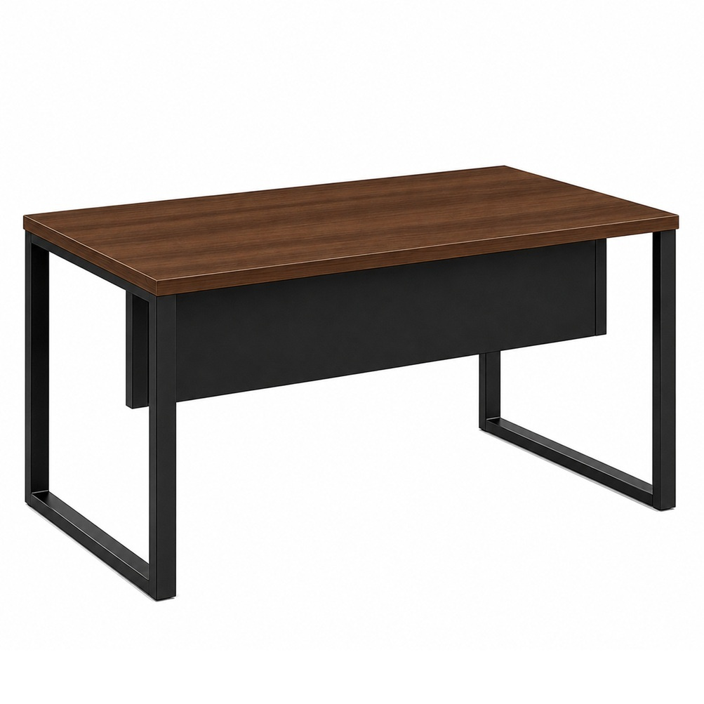 Mesa de escritório maranello M40 pé retangular 1,70X0,70m London/Preto - 1106