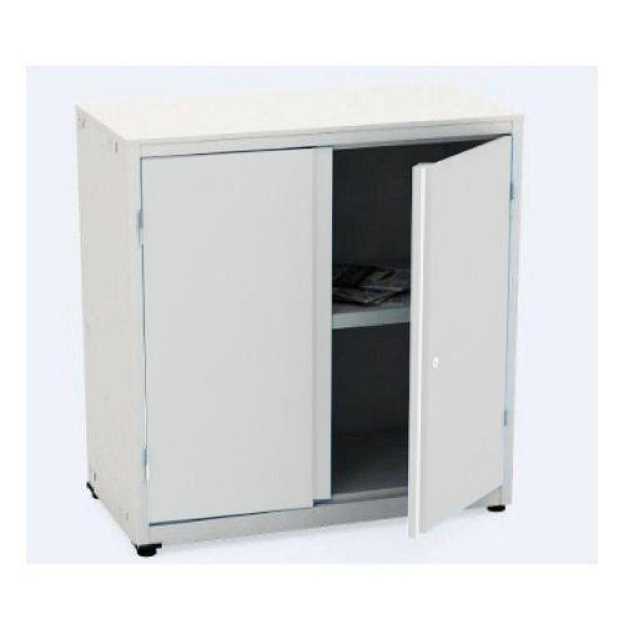 Armário de Aço PA 406 – 0,84×0,80×0,40m – CHAPA 26/24 – CZ/CZ – PANDIN - 3110 - Imagem 4