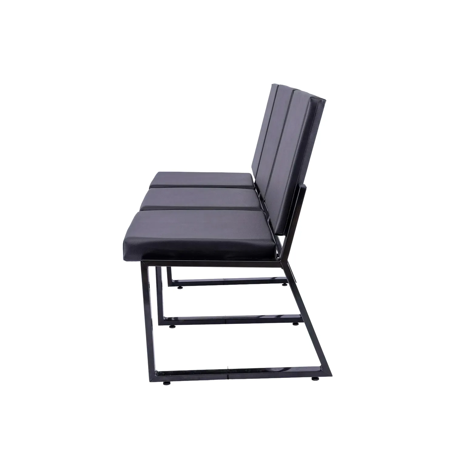 Sofanete Escritório POLTRONA VITTA LISA SEM BRAÇO – 3 LUGARES - Imagem 5