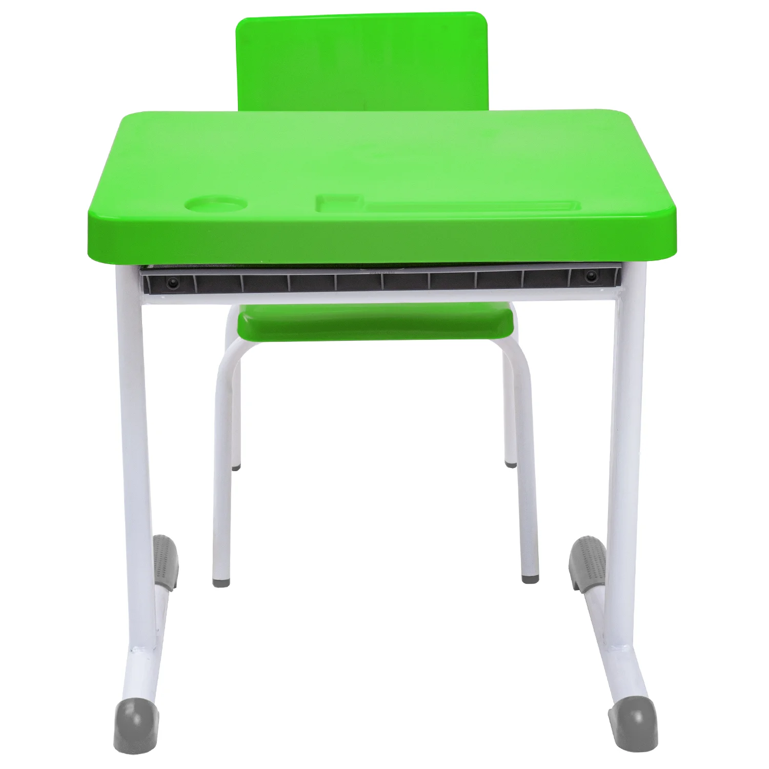 Kit Escolar Individual (Mesa e Cadeira) – INFANTIL 03 a 06 Anos – Cor Verde Limão – 4100 - Imagem 3