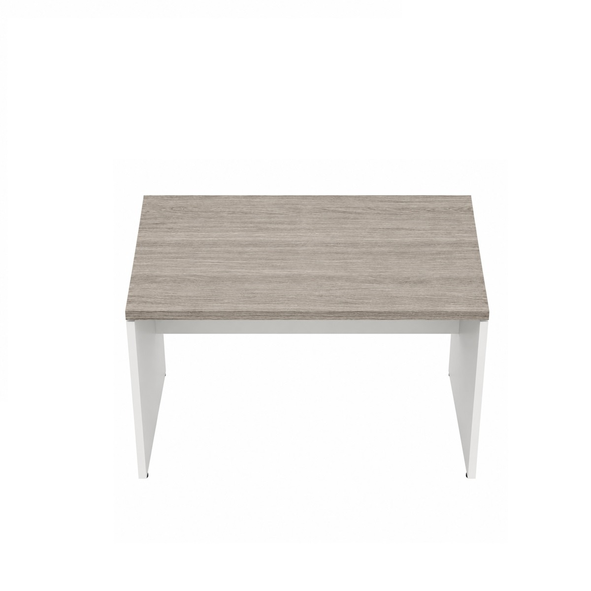 Mesa de Escritório Reta 1,20 X 0,60 C/ Gavetas - Cor Fresno/Branco - Marzo Vitorino - 1017 - Imagem 4